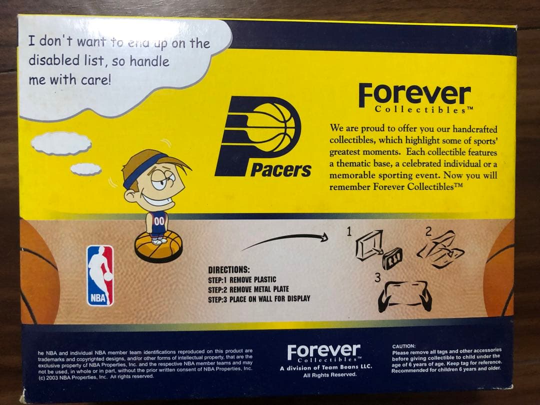 インディアナペイサーズ　ミニボブ