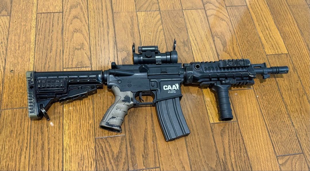 H*i様 CAA 電動ガン セット ブラック サバイバルゲーム サバゲー
