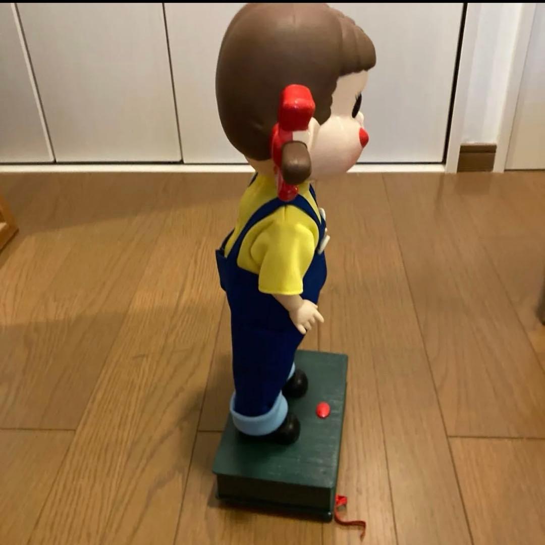 不二家　ダンシングペコちゃん　人形　ジーンズ　未使用