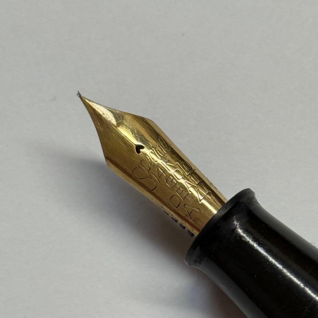 サンエス　万年筆　インキ止め式　ビンテージ