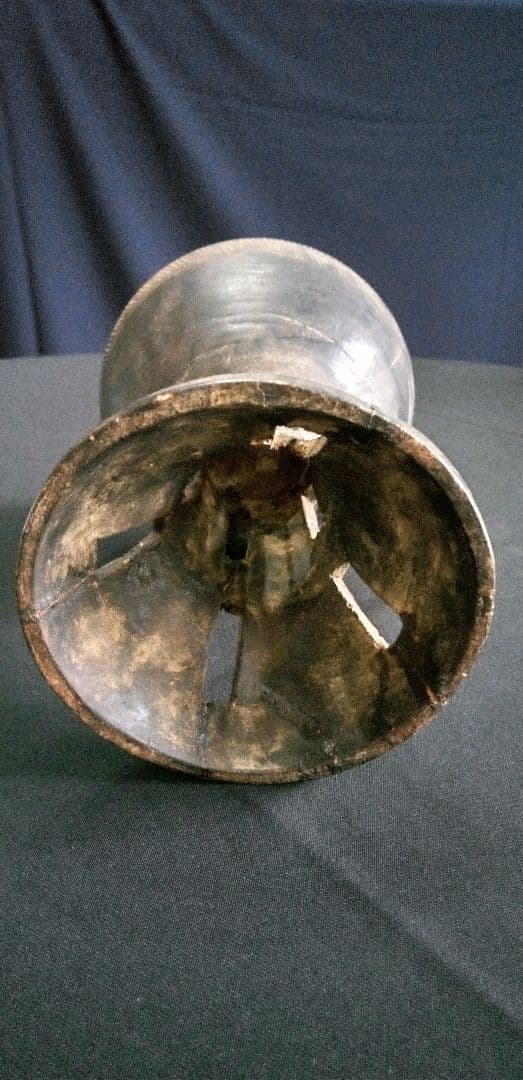 須恵器、土器線刻模様の陶器香炉