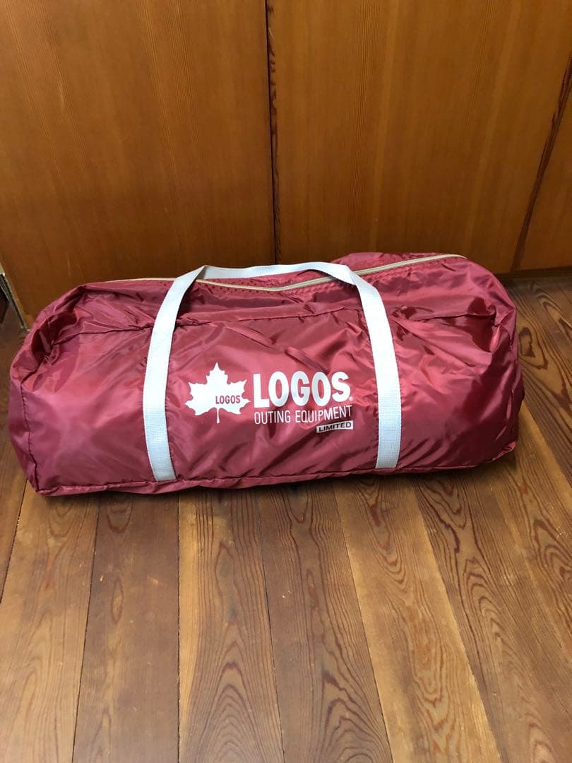 LOGOS レッド テント 限定版 収納バッグ付き