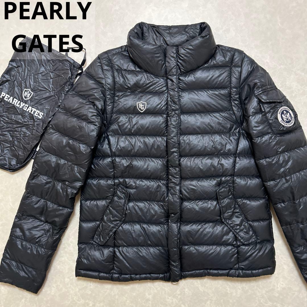 パーリーゲイツ★撥水★袖着脱可能★ダウンジャケット【レディース サイズ0（S）】