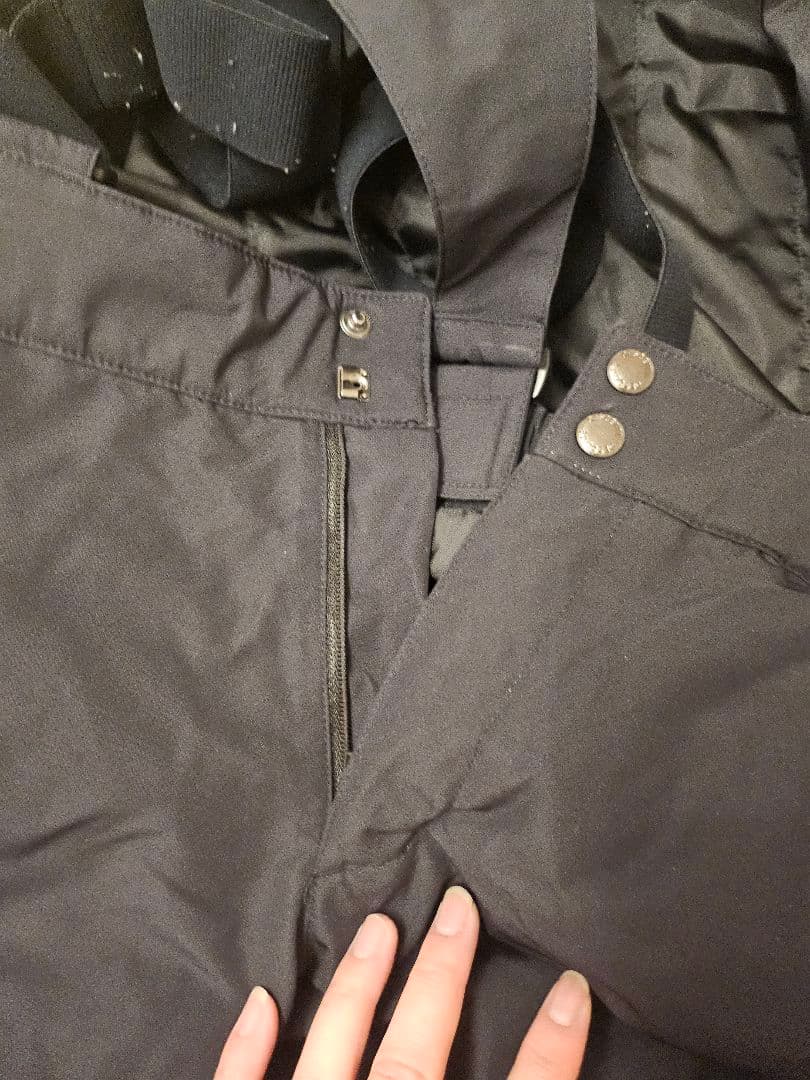 DESCENTE スキーウェア 黒/赤