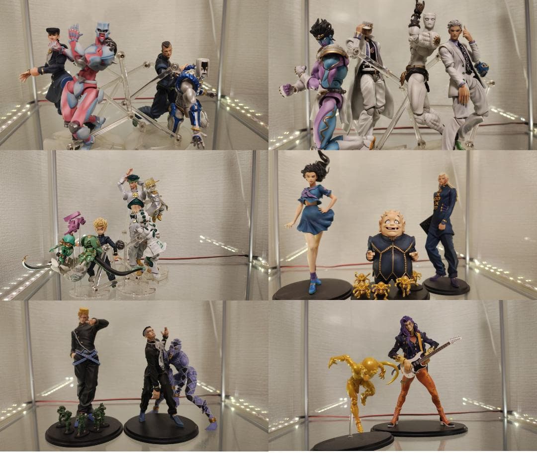 ジョジョの奇妙な冒険 フィギュア 59体　【超像可動】【スタチューレジェンド】