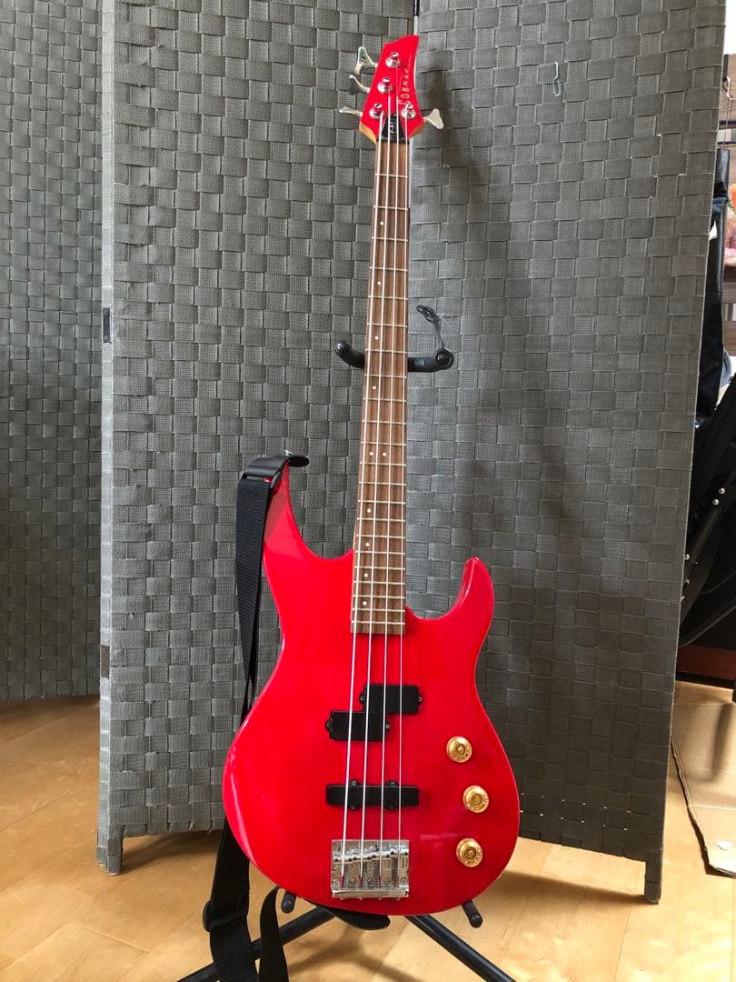 Cobran f-a1 楽器店メンテナンス済 ベースギター 赤