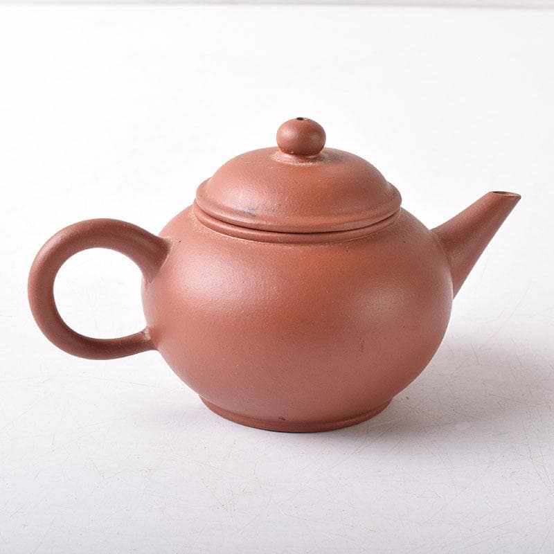 中国　荊渓恵孟臣製　 紫砂　朱泥　急須　茶壷　V　R8274