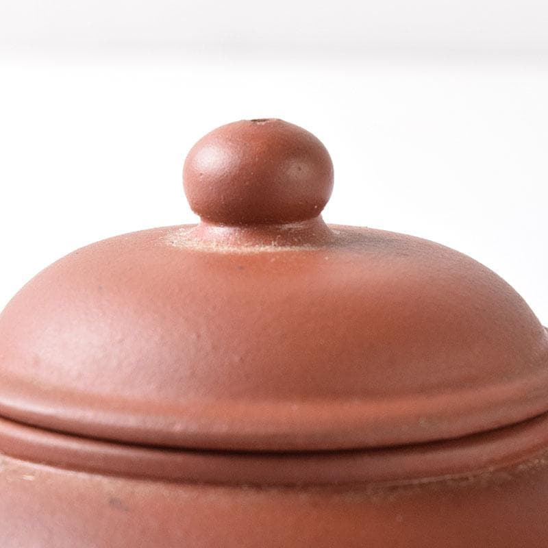 中国　荊渓恵孟臣製　 紫砂　朱泥　急須　茶壷　V　R8274