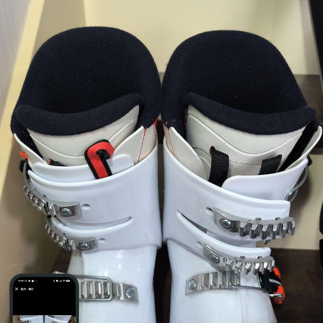 ROSSIGNOL スキー ブーツ ホワイト/オレンジ