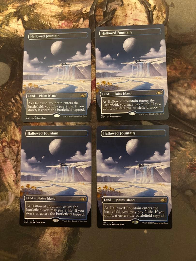 MTG 《神聖なる泉/Hallowed Fountain》4枚セット