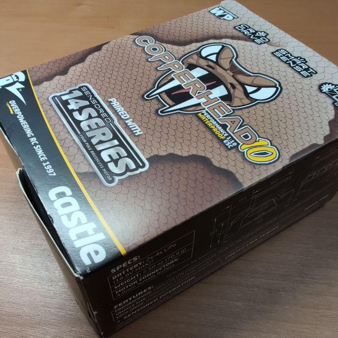 Castle Copperhead 10 1900kvセンサーブラシレスモーター