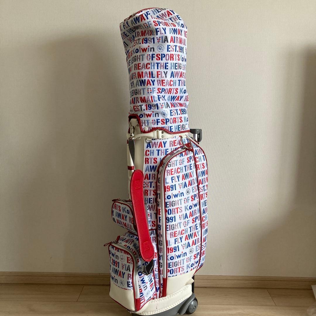 Kolwin コルウィンキャスター付きキャディバッグ 3.6Kgゴルフバック