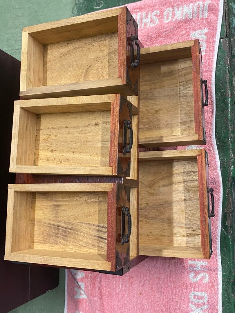 檜♦️高級 和箪笥 コンパクト♦️高山工芸品♦️骨董 アンティーク♦️送料込