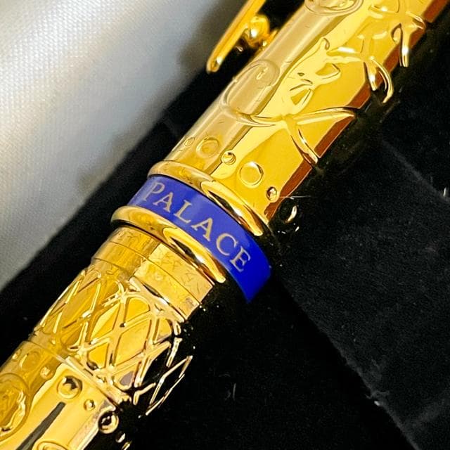 英国 バッキンガム宮殿 ゴールドプレート ボールペン 箱入り ショッパー付き
