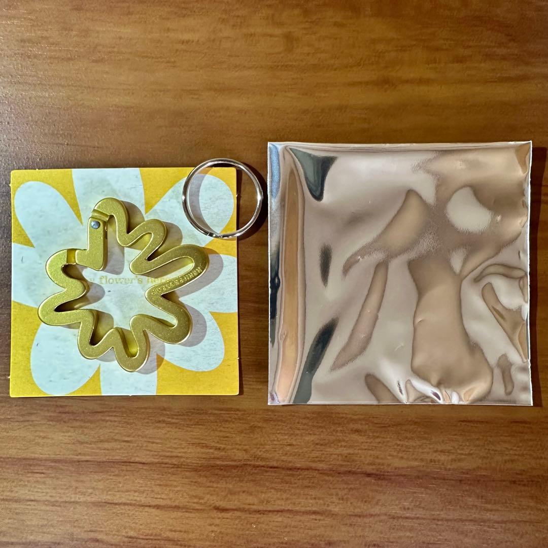 【新品未使用】藤井風　花　カラビナ　ゴールド