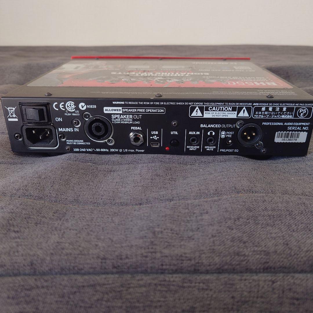 tc electronic BH550 ベースアンプ　最終値下げ