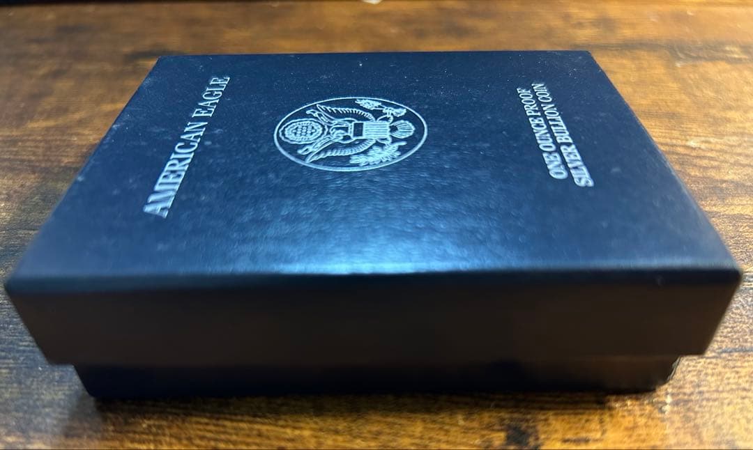 【超美品・付属完備】2001年 アメリカンイーグル銀貨 プルーフ 1oz 純銀