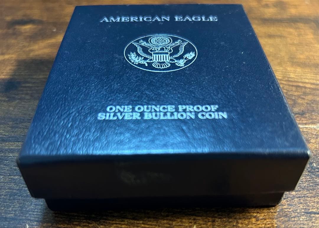 【超美品・付属完備】2001年 アメリカンイーグル銀貨 プルーフ 1oz 純銀