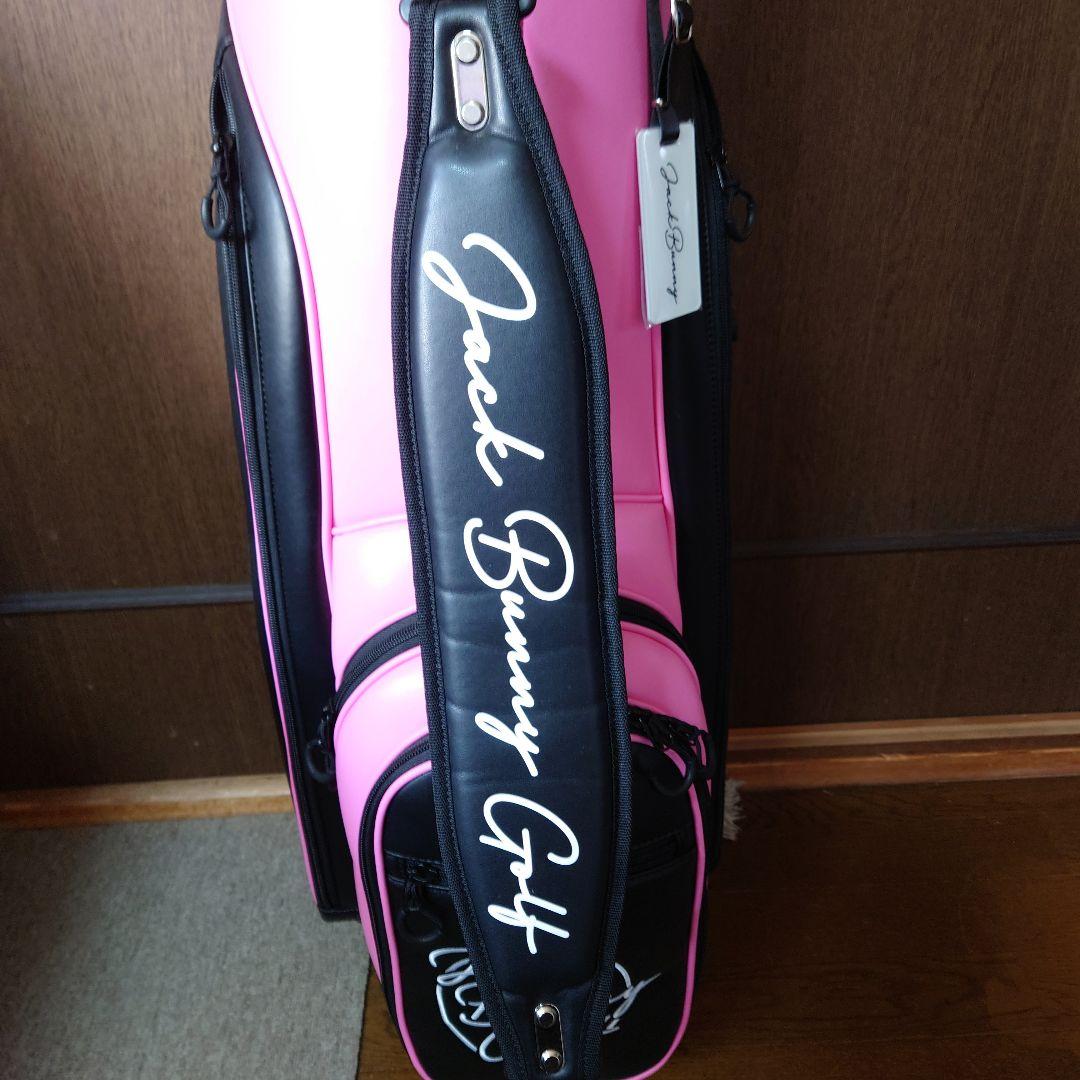 Jack Bunny キャディバッグ ピンク/ブラック