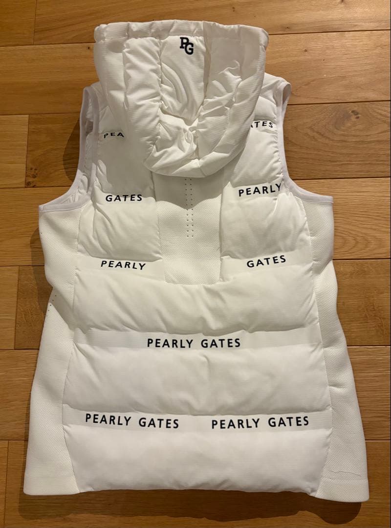PEARLY GATES フード付き中綿ベスト サイズ0 レディース