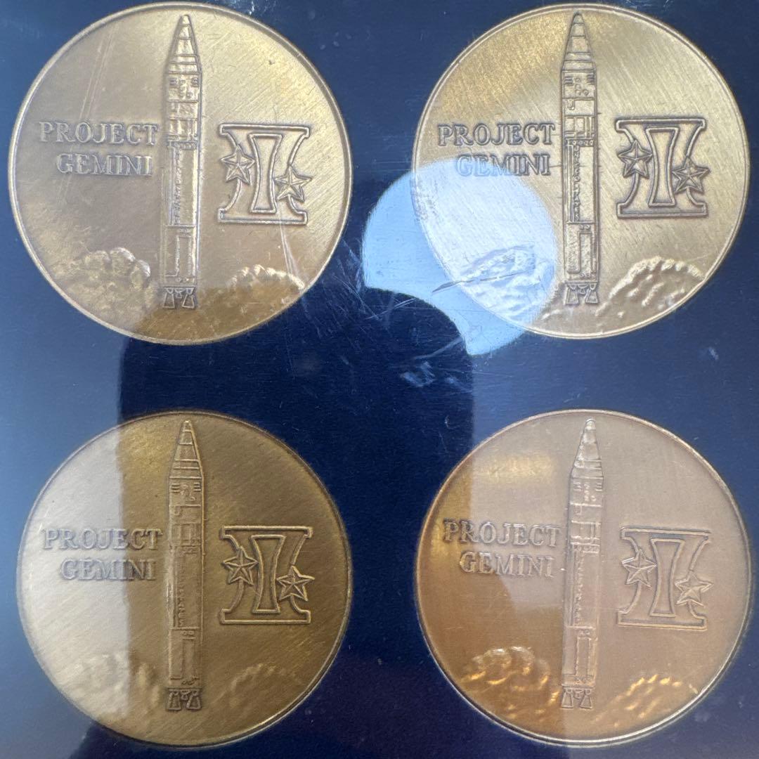 プロジェクト・ジェミニ計画　記念メダルセット　希少品　記念品　NASA