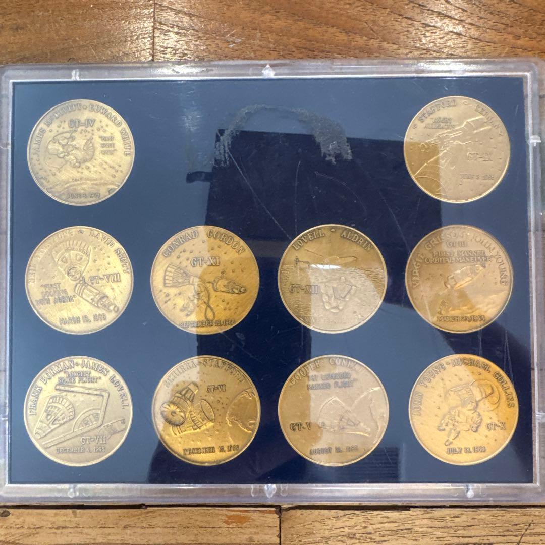 プロジェクト・ジェミニ計画　記念メダルセット　希少品　記念品　NASA