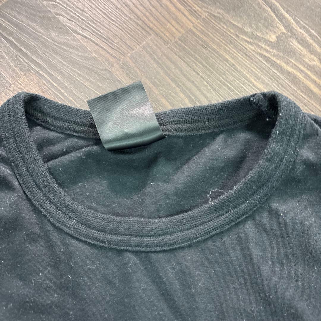 8SM2 svolme サッカー　半袖Tシャツ　ブラック　L 古着used