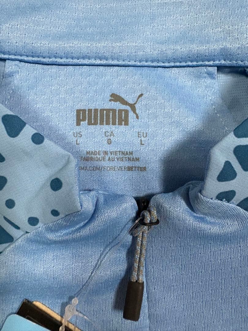 マンチェスターシティ　選手支給品　トレーニングトップL