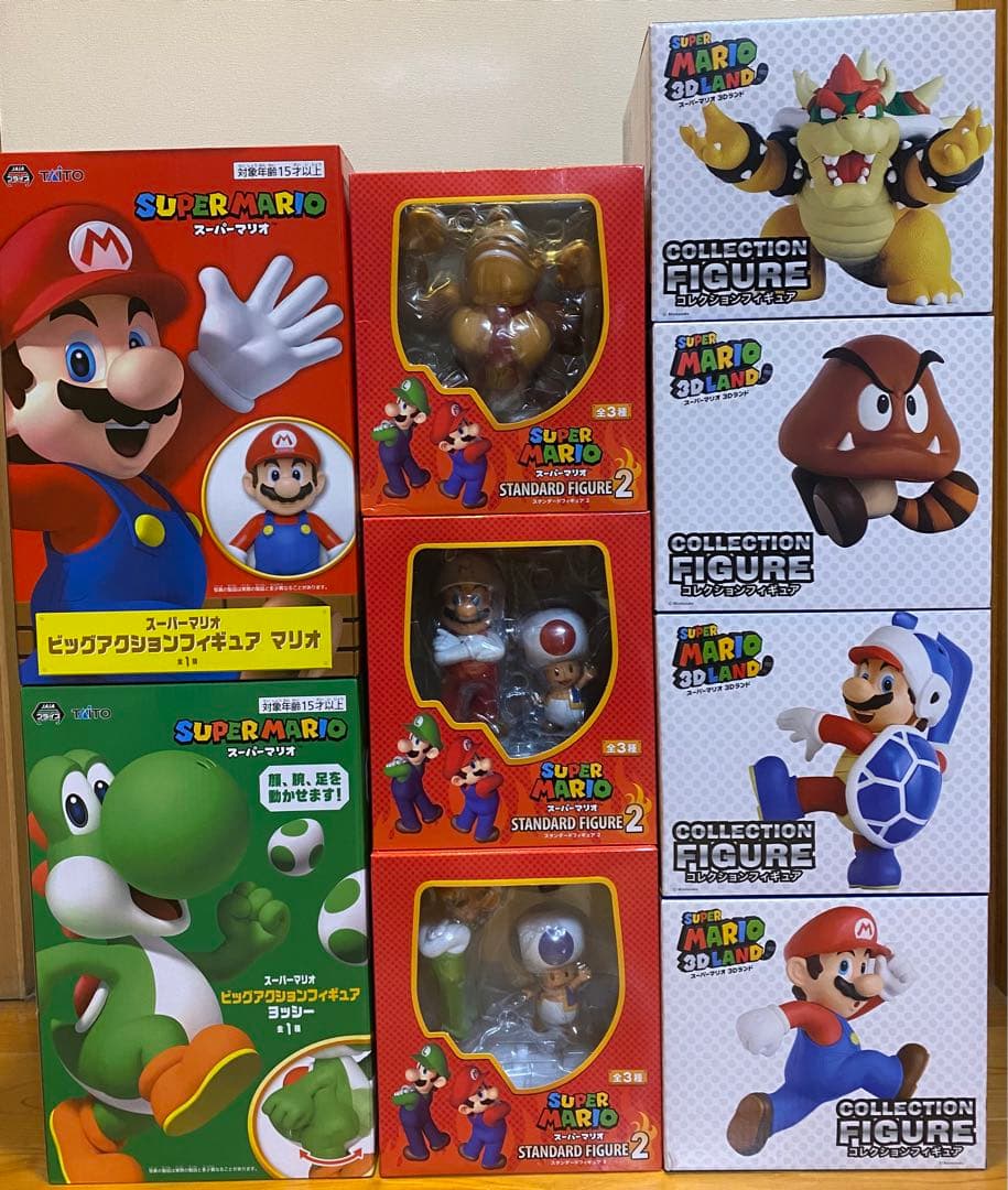 スーパーマリオ3Dランドコレクションフィギュア　新品未開封　セット　マリオ
