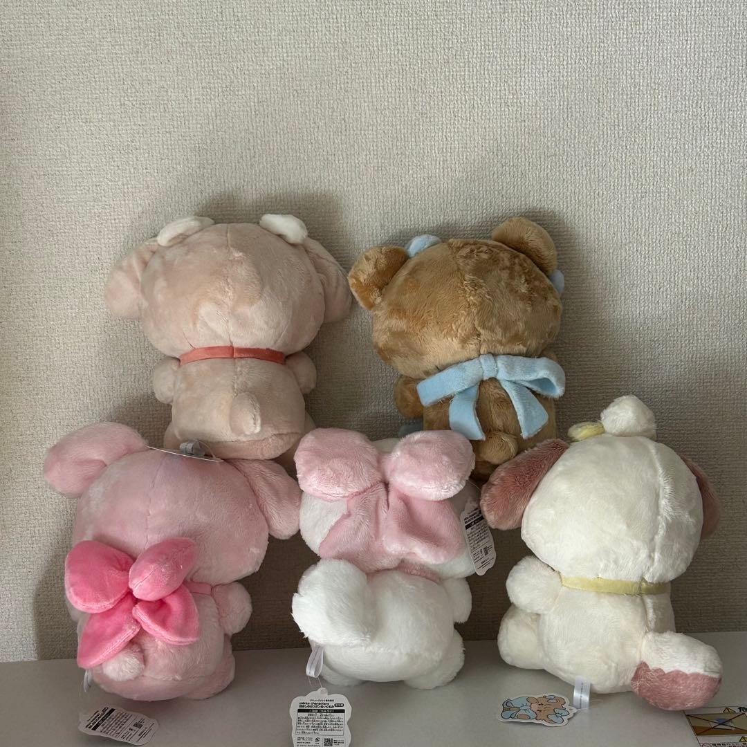 mikko 抱きしめおリボンぬいぐるみ&ブラックリボンBIGぬいぐるみ全種セット