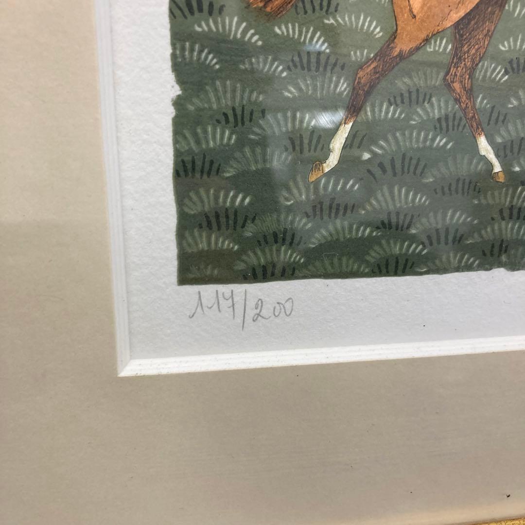 限定版 200ヴィンセント ハデルシー リトグラフ ハンティングインアイルランド