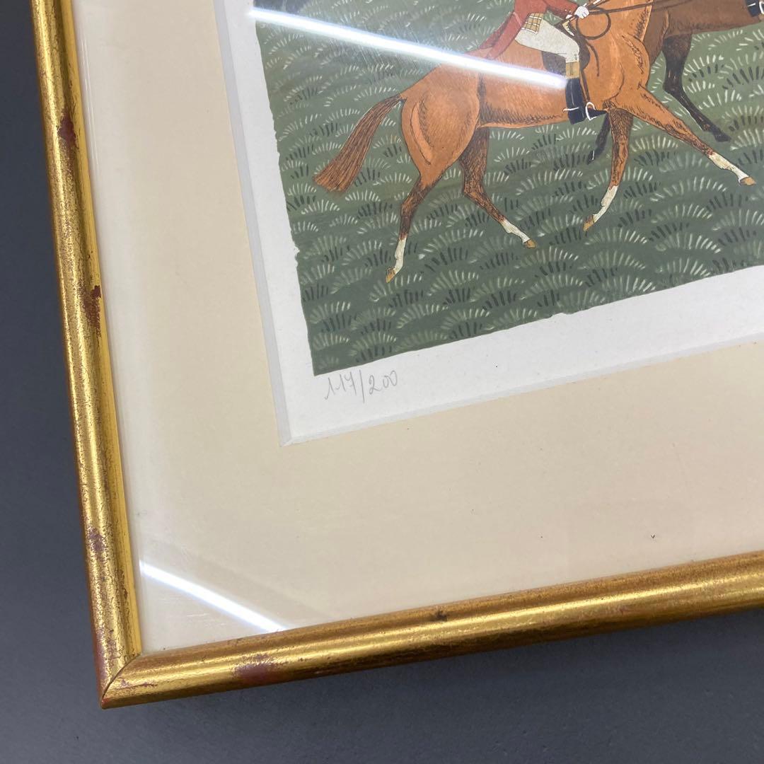 限定版 200ヴィンセント ハデルシー リトグラフ ハンティングインアイルランド