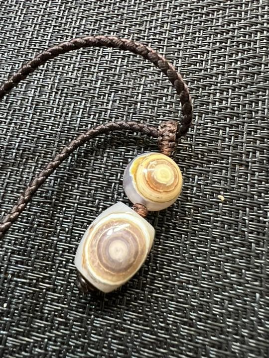 ゴビ石−794 ゴビ瑪瑙　眼石　パワースートン　男女兼用