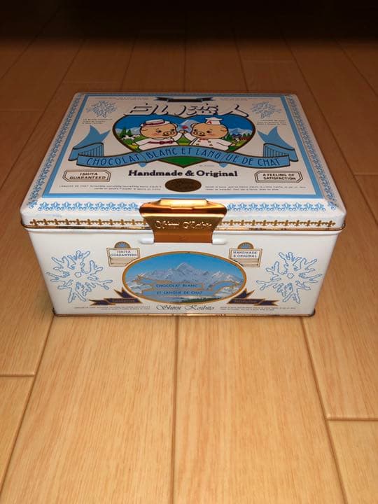 白い恋人(コブタのオリジナル缶)限定品 缶のみ エースコックスーパーカップ