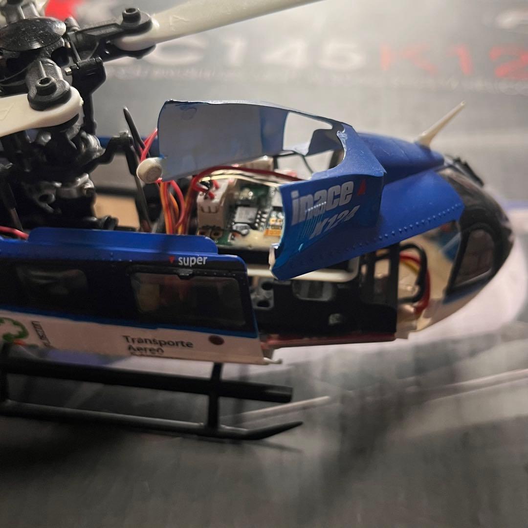 ハイテック ラジコンヘリ XK社製 EC145 K124 6CH 中古品