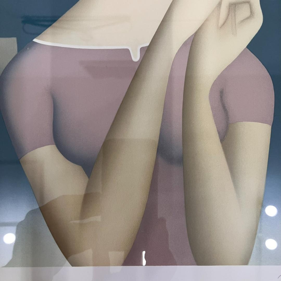 東郷青児　シルクスクリーン 紫陽花　179/200