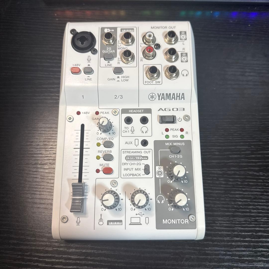 YAMAHA ( ヤマハ )AG03MK2Wウェブキャスティングミキサーホワイト