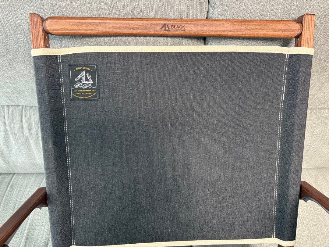 black design ブラックデザイン　ローチェア　ブラック