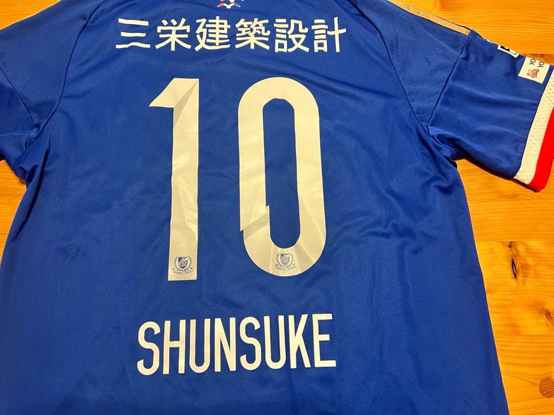 【美品】横浜F・マリノス 2015中村俊輔 #10ホームXOサイズ　ユニフォーム