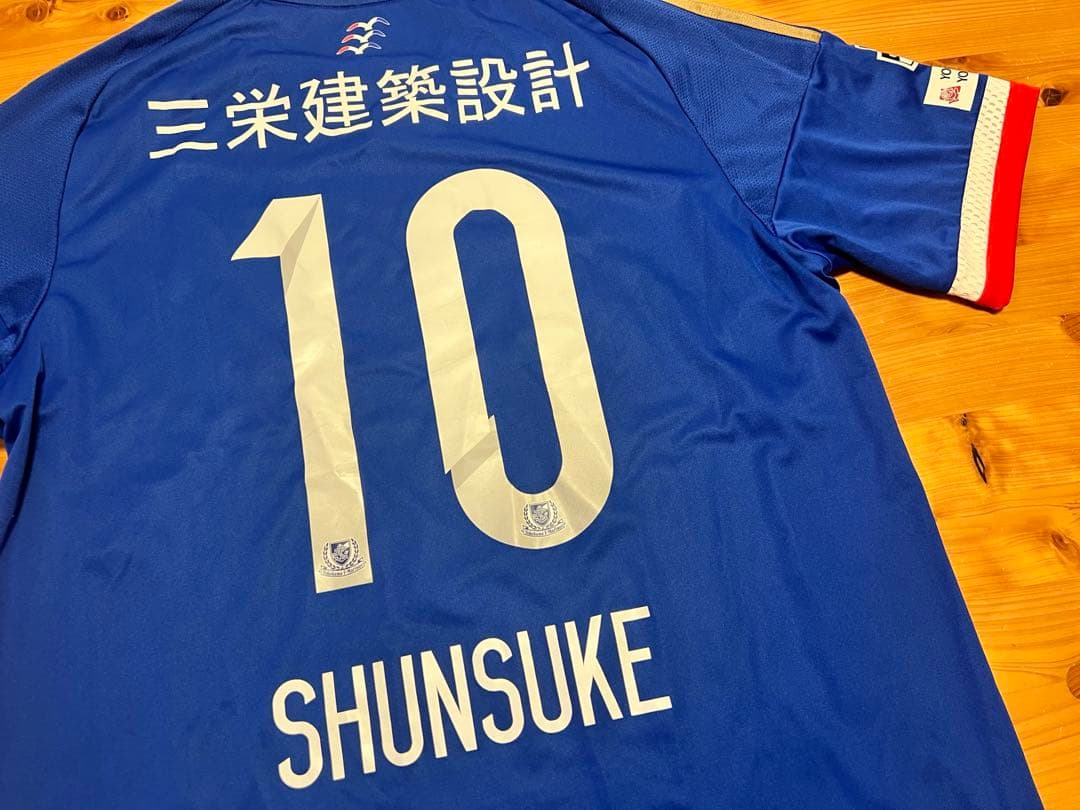 【美品】横浜F・マリノス 2015中村俊輔 #10ホームXOサイズ　ユニフォーム