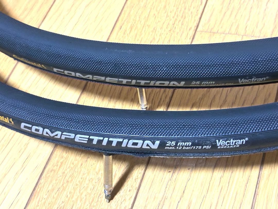 【走行品】 Continental COMPETTION 28×25mm ２本