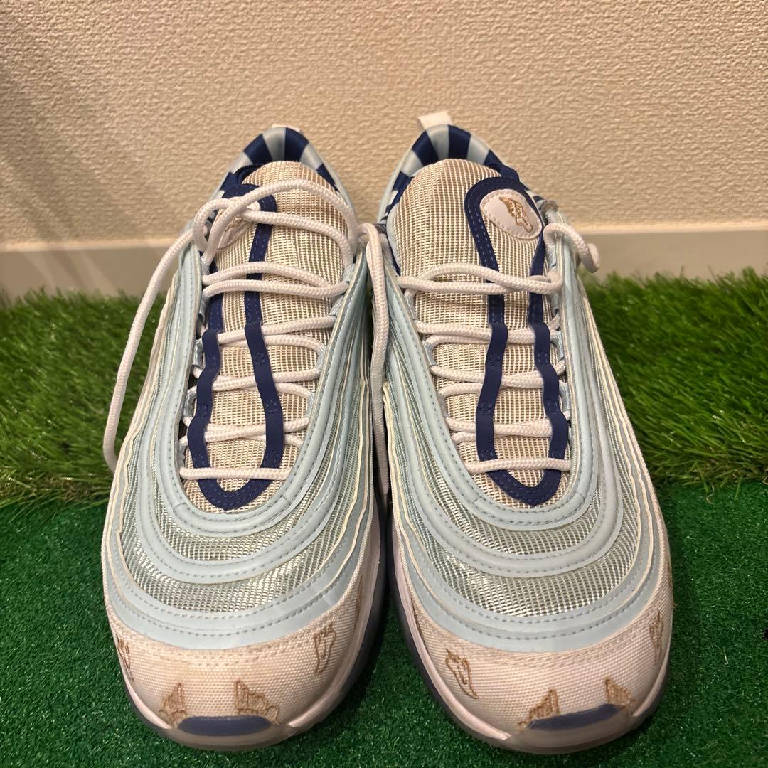 エアマックス97 ライトブルー/ホワイト　ゴルフシューズ