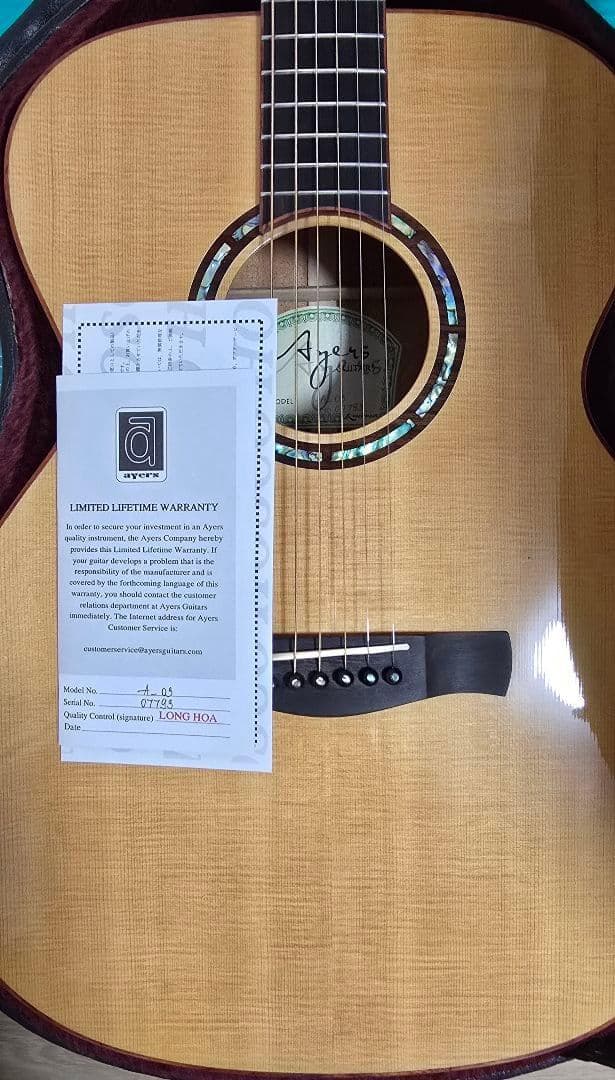 Ayers　A-03　アコースティックギター　美品　エアーズ
