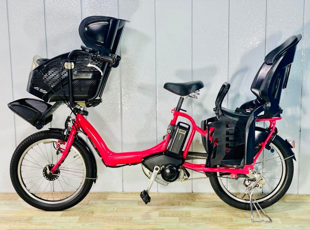 2945ブリヂストン8.7アンペア3人乗り対応子供乗せ　電動アシスト自転車