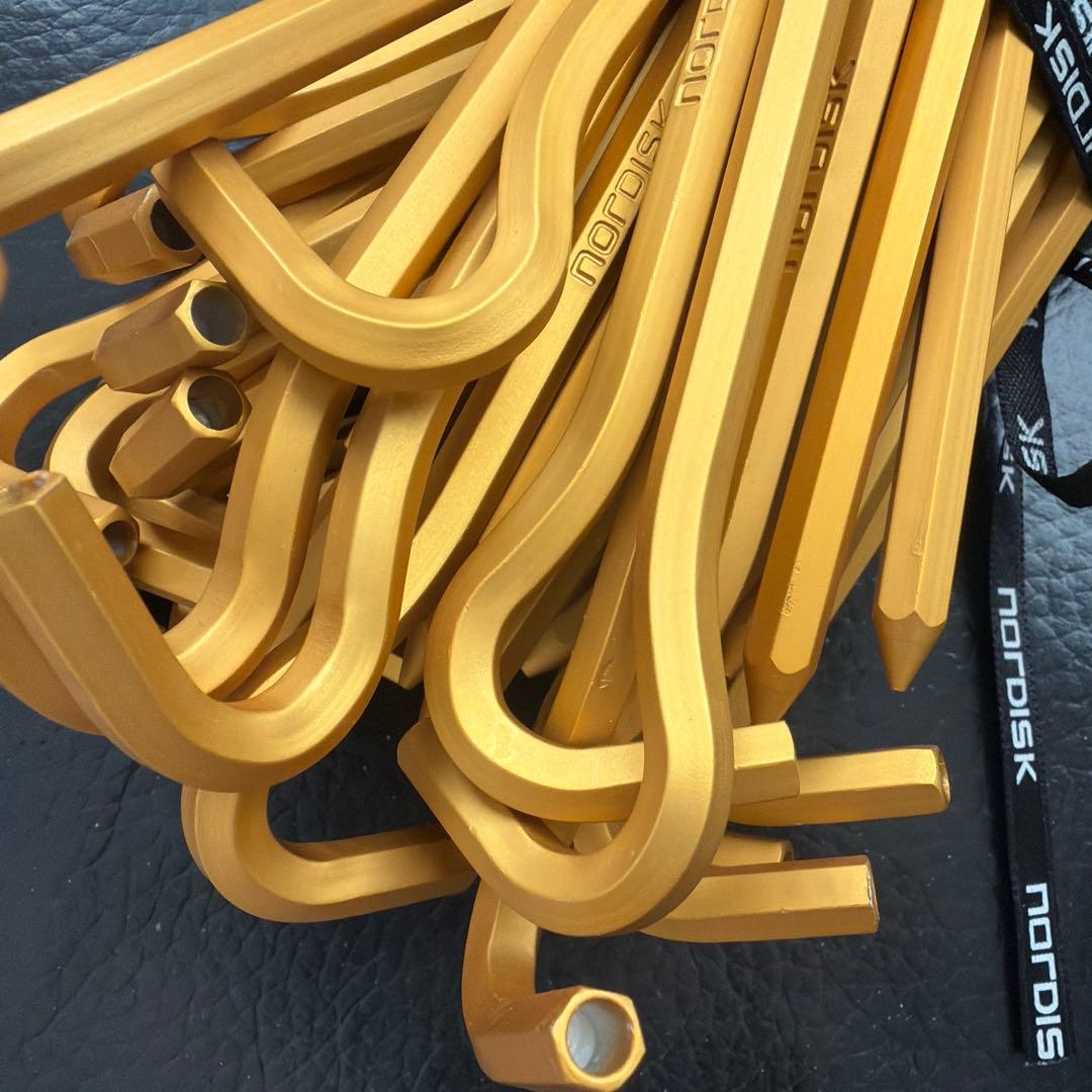 【未使用】ノルディスク(Nordisk) ペグ 43本セット