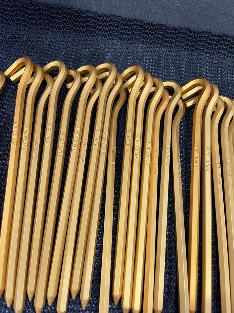 【未使用】ノルディスク(Nordisk) ペグ 43本セット