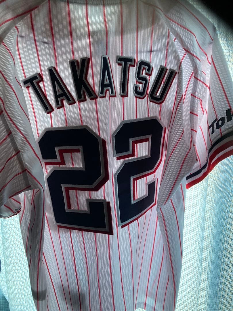 ヤクルトスワローズレプリカユニフォーム　高津臣吾