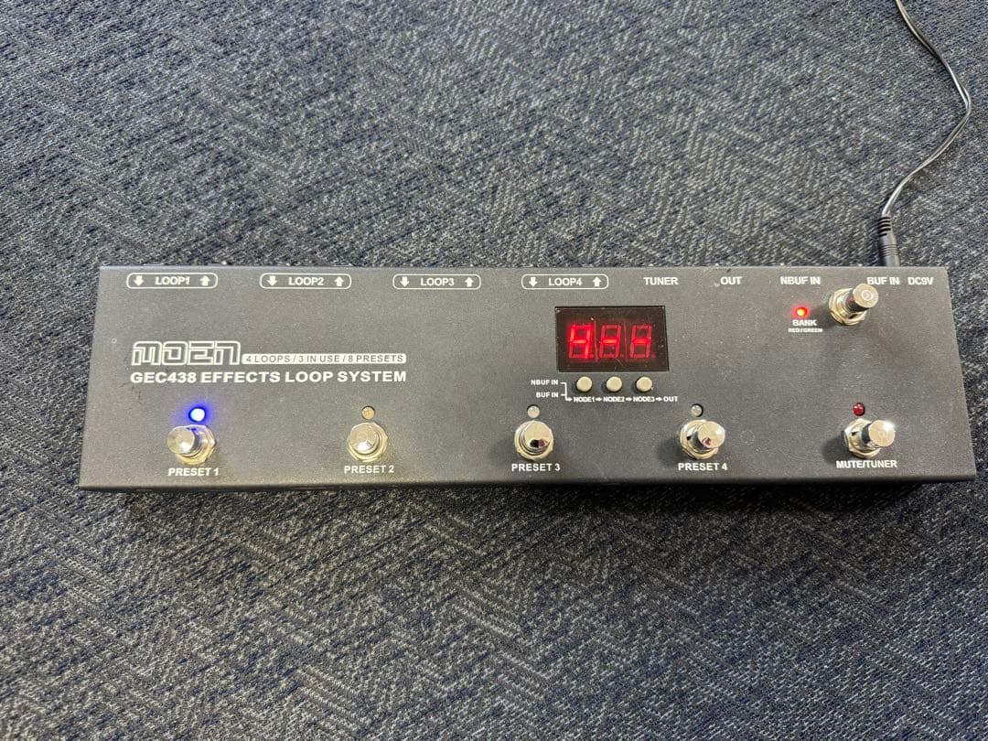 ギター MOOER GEC438 EFFECTS LOOP SYSTEM