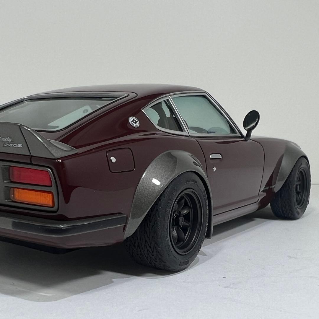 S30 アオシマ　プラモデル　フェアレディ　完成品