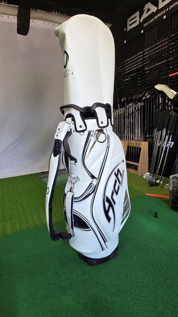 Arch スタンド型キャディバッグ ホワイト